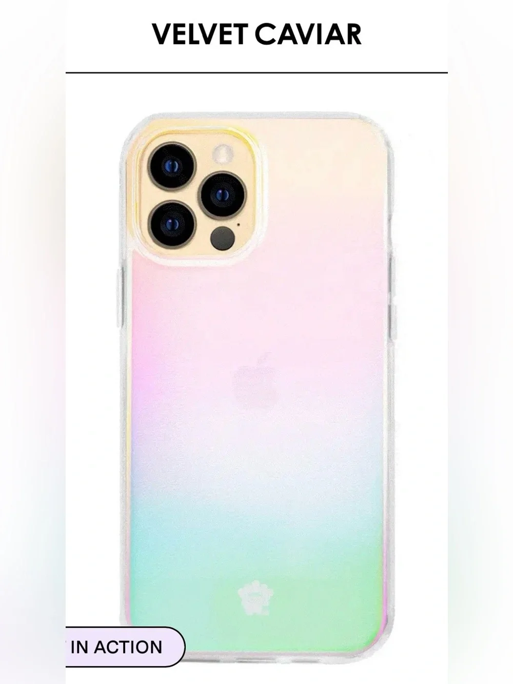 Velvet Caviar White Opal iPhone 13 Pro Max Case